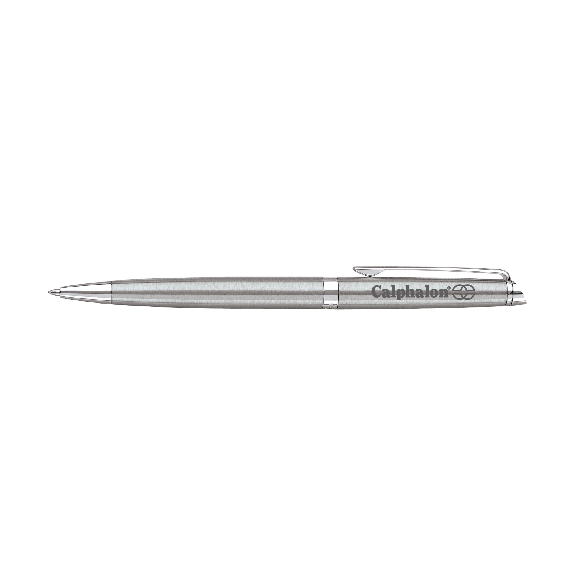 Picture of Waterman Hemisphere Ballpoint - Blue Ink - Stainless Steel - Silver Trim