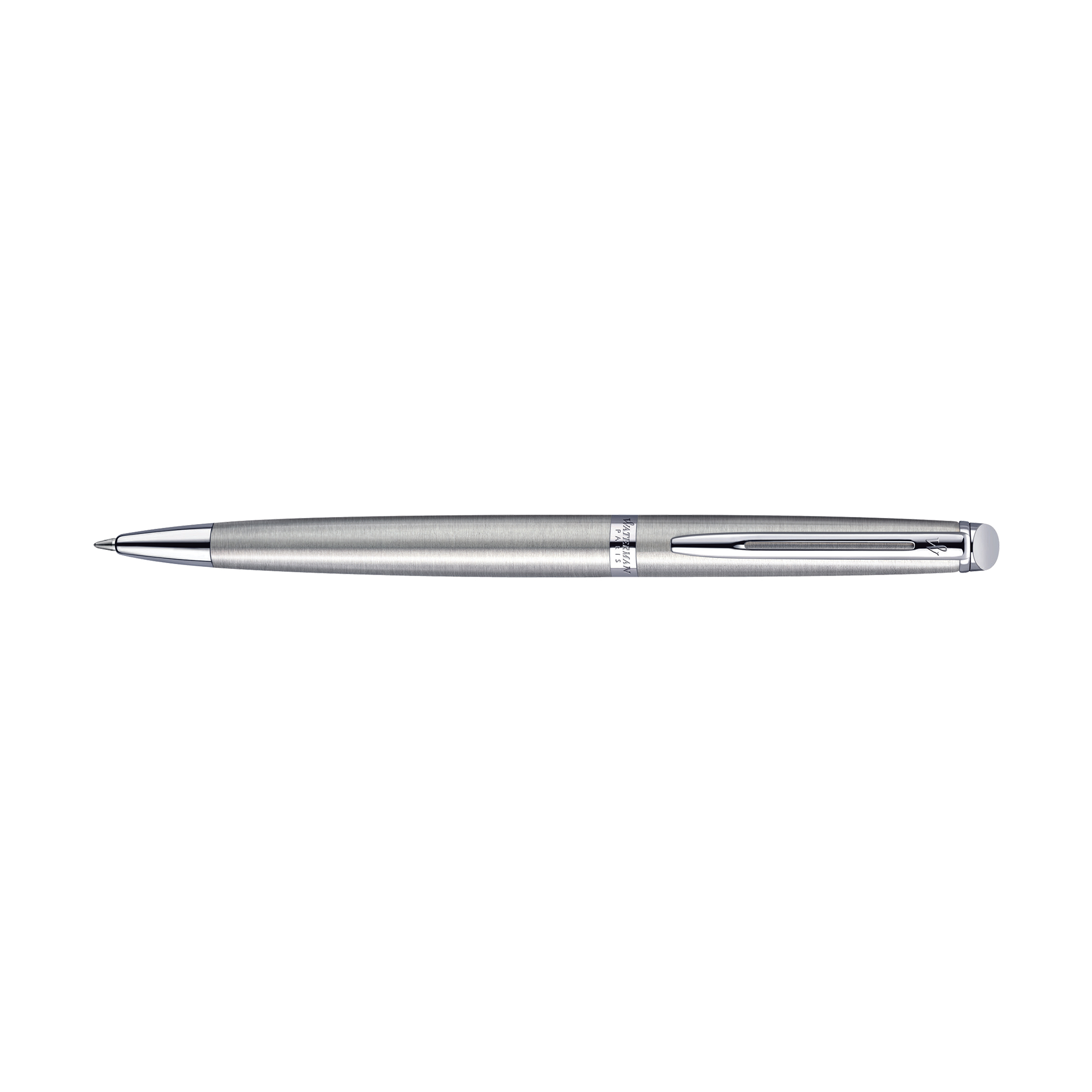 Picture of Waterman Hemisphere Ballpoint - Blue Ink - Stainless Steel - Silver Trim