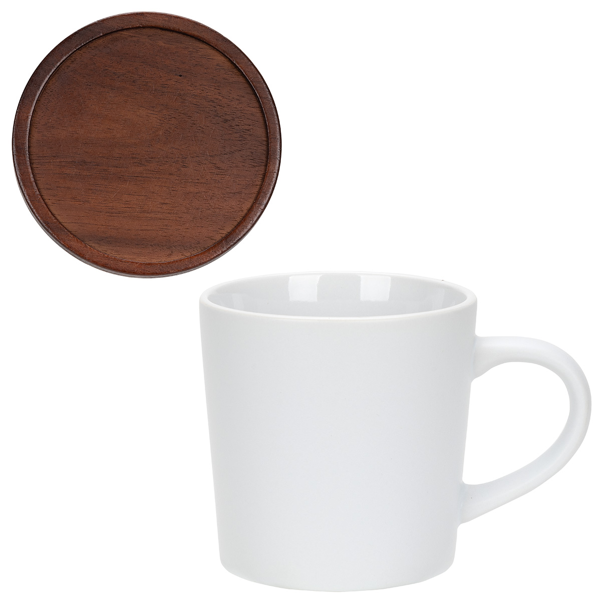 Picture of Circo 16 oz Ceramic Mug with Wooden Lid