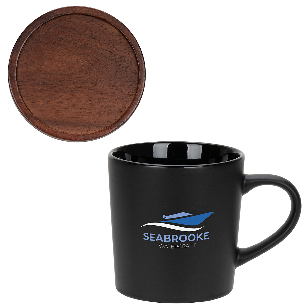 Picture of Circo 16 oz Ceramic Mug with Wooden Lid