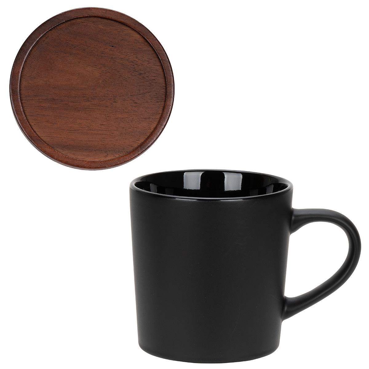 Picture of Circo 16 oz Ceramic Mug with Wooden Lid