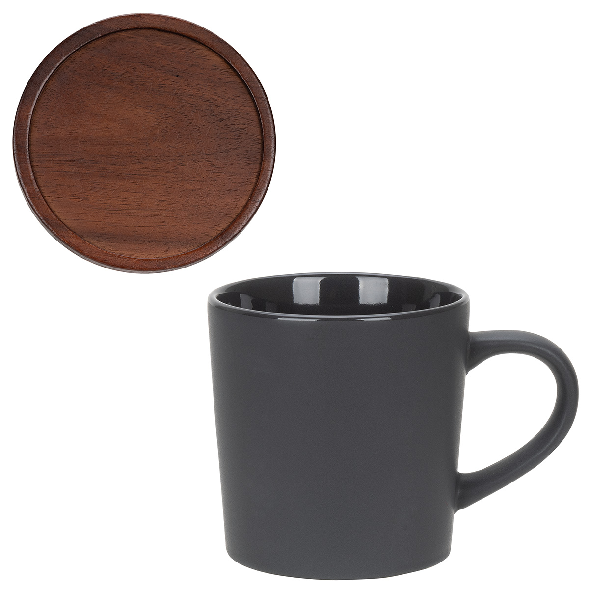 Picture of Circo 16 oz Ceramic Mug with Wooden Lid