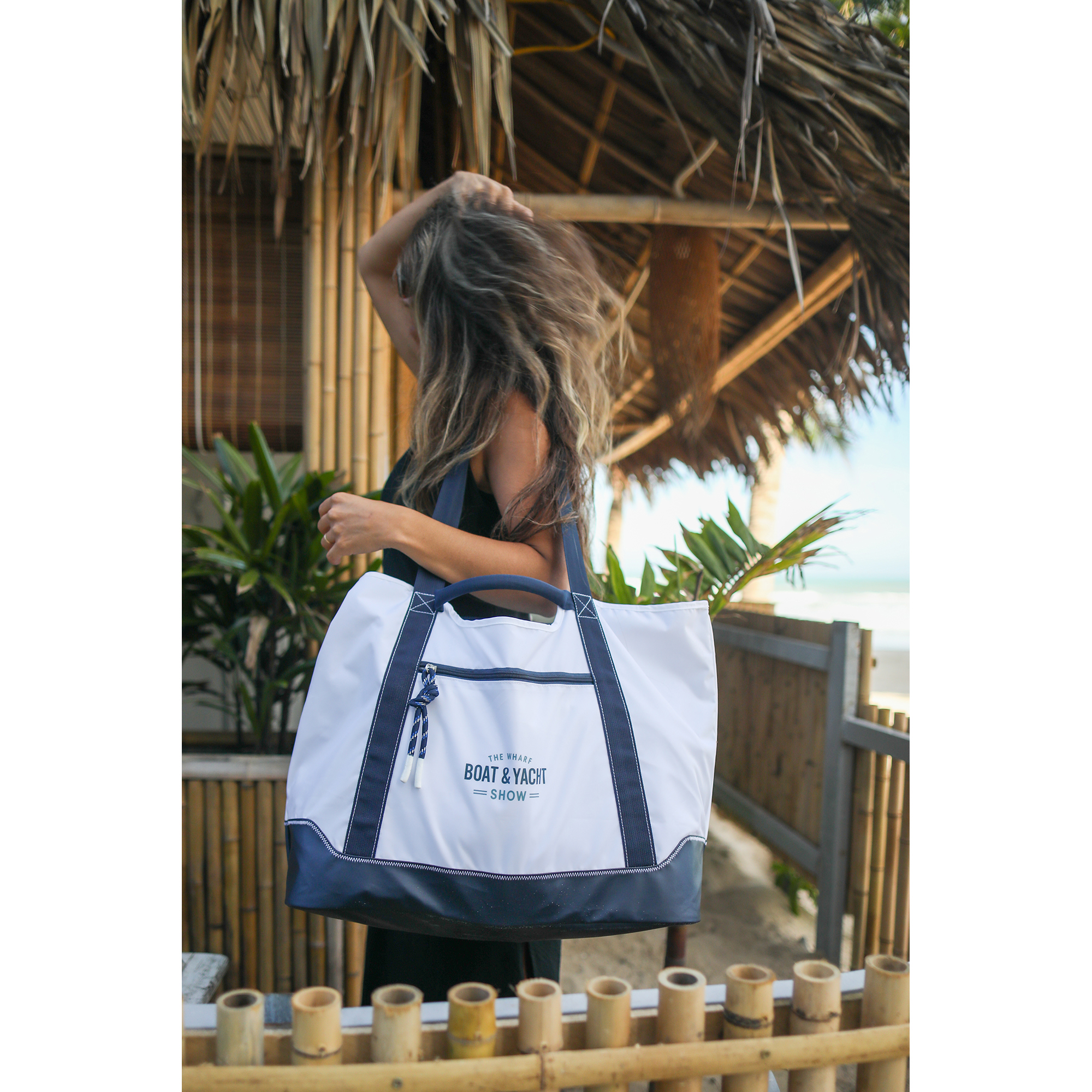 Picture of Harborside XL Boat Bag - White