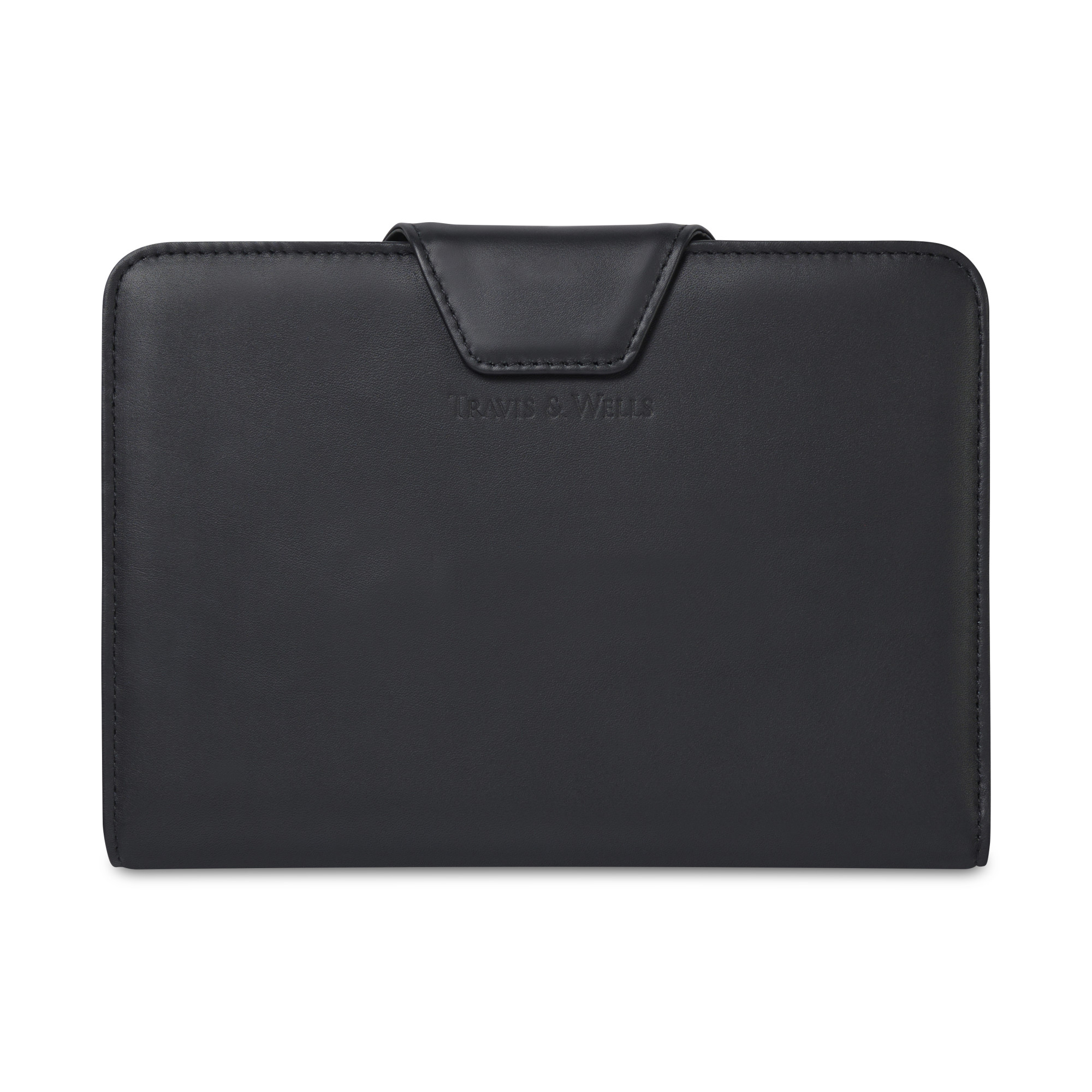 Picture of Travis & Wells Envoy Junior Magnet Close Padfolio - Black