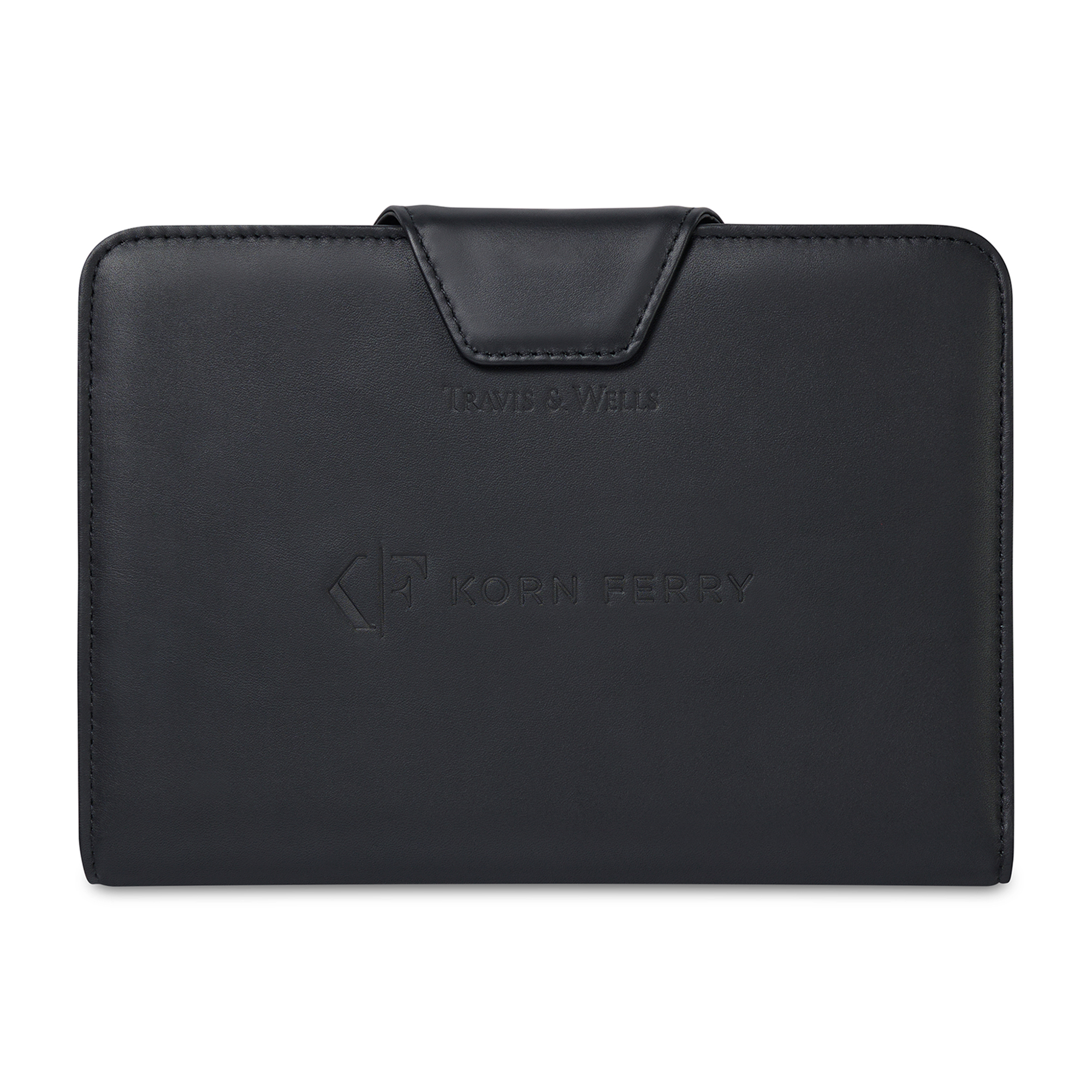 Picture of Travis & Wells Envoy Junior Magnet Close Padfolio - Black