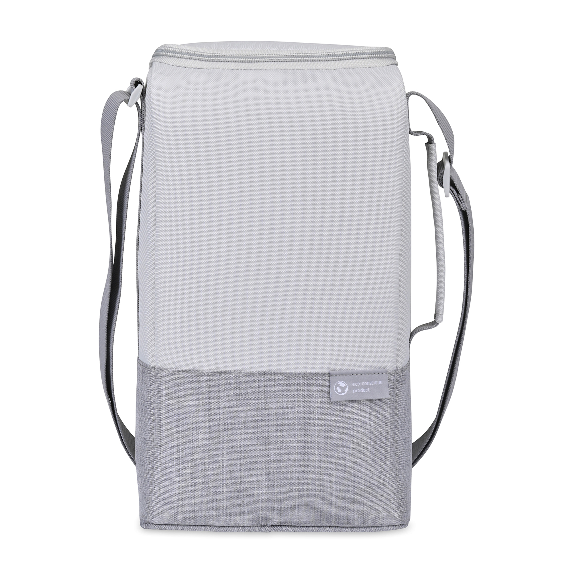 Picture of Parkview Recycled rPET Insulated Coffee-to-Go Carry Tote - Greystone