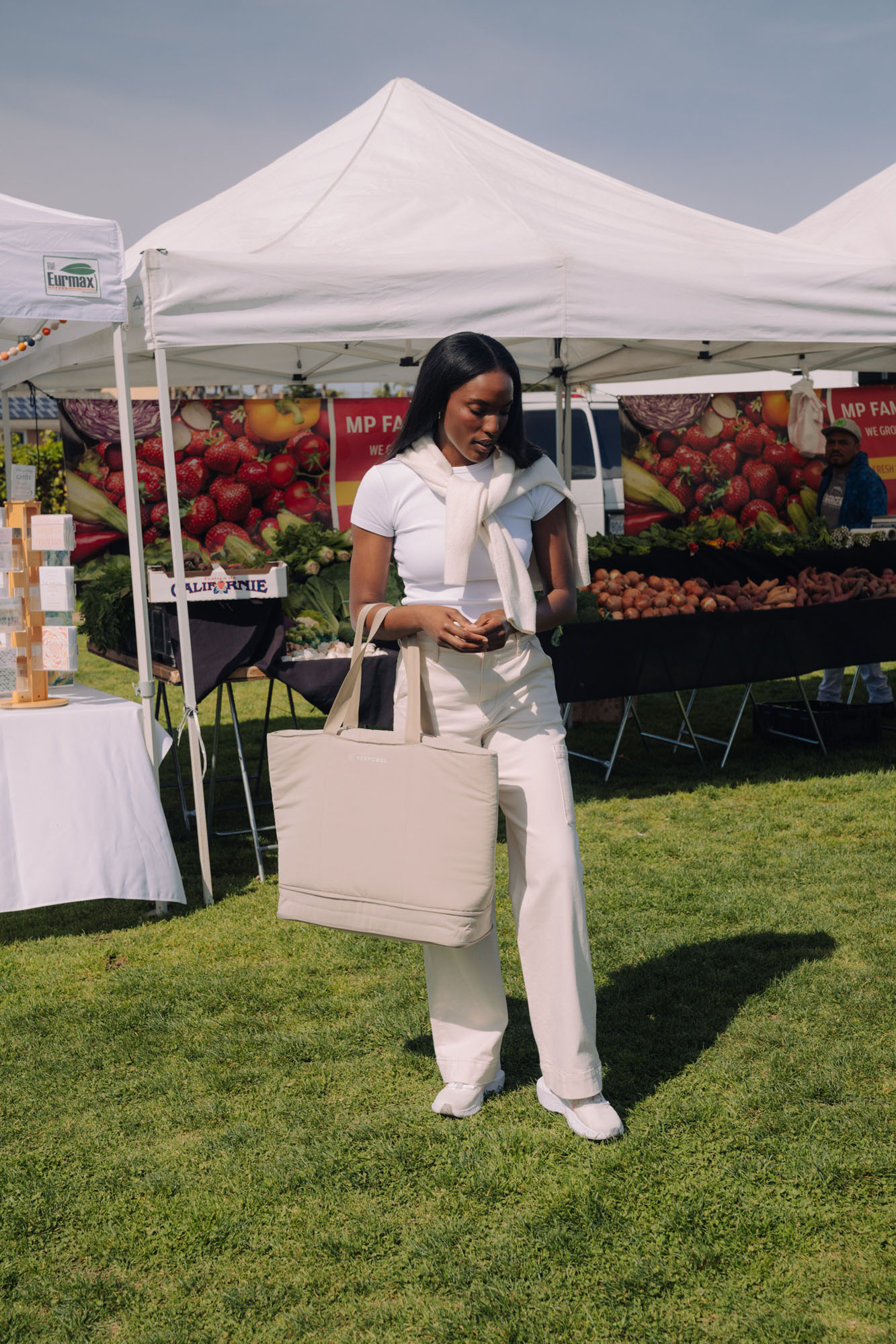 Picture of KEEPCOOL Rio Quilted Expandable Cooler - Latte