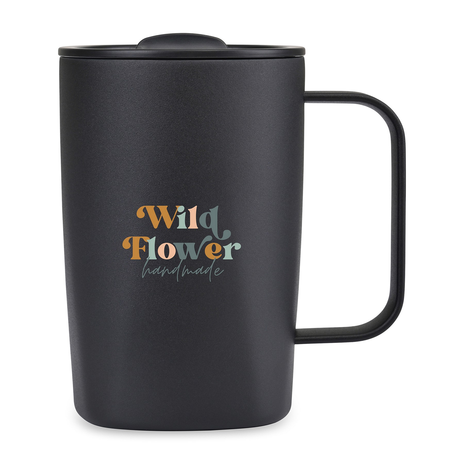 Picture of Aviana Rowan Recycled Stainless Steel Mug - 15 Oz. - Black