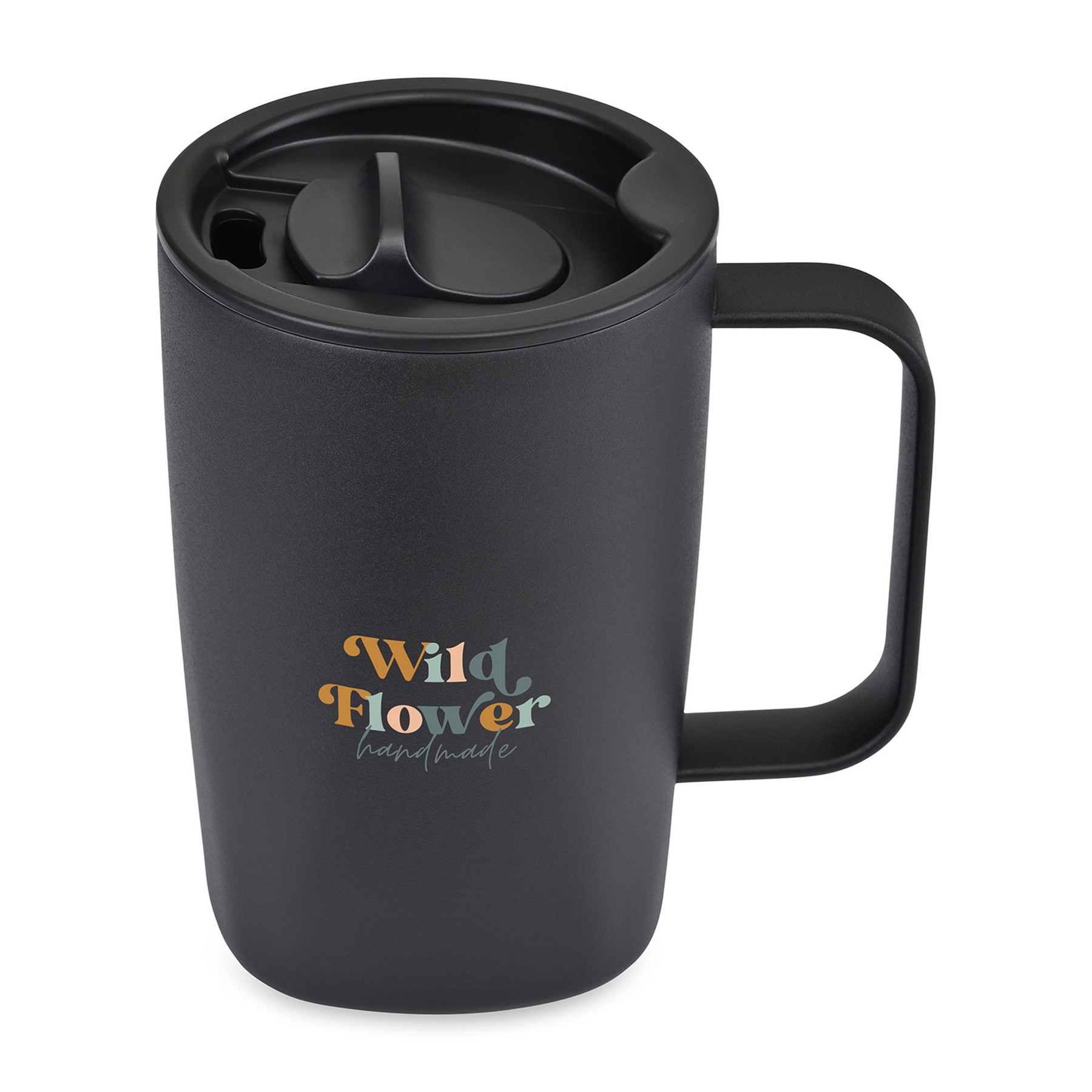 Picture of Aviana Rowan Recycled Stainless Steel Mug - 15 Oz. - Black