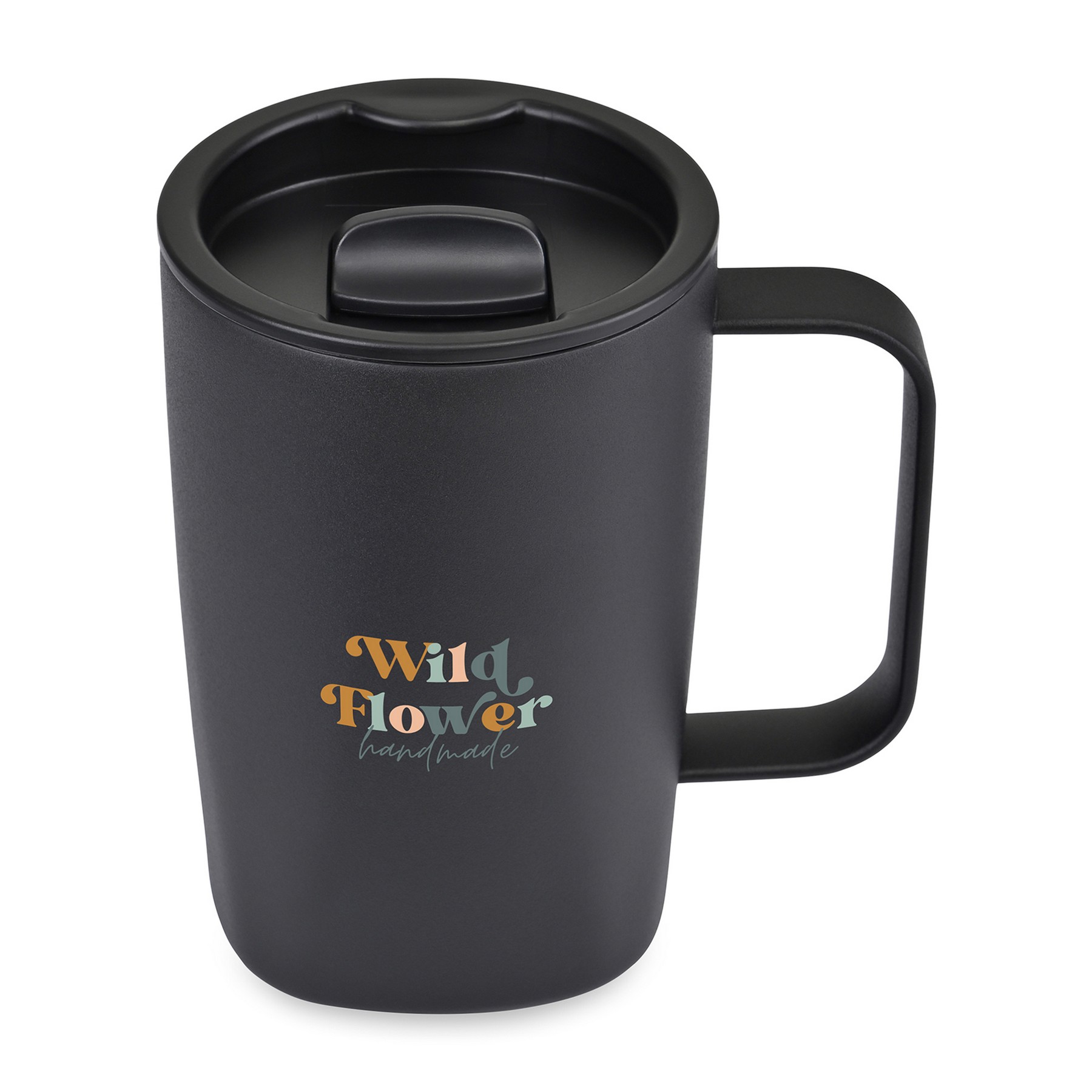 Picture of Aviana Rowan Recycled Stainless Steel Mug - 15 Oz. - Black