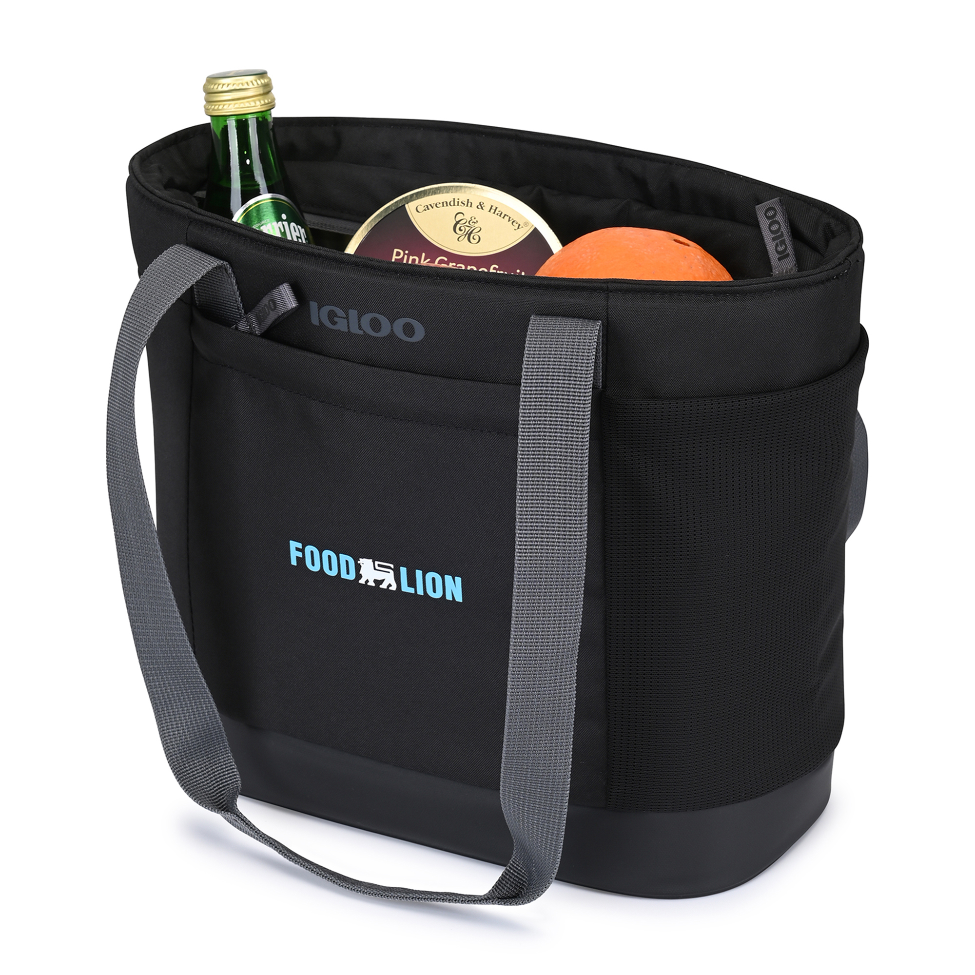 Picture of Igloo Day Chiller Recycled Poly 9 Can Tote Soft Cooler - Black
