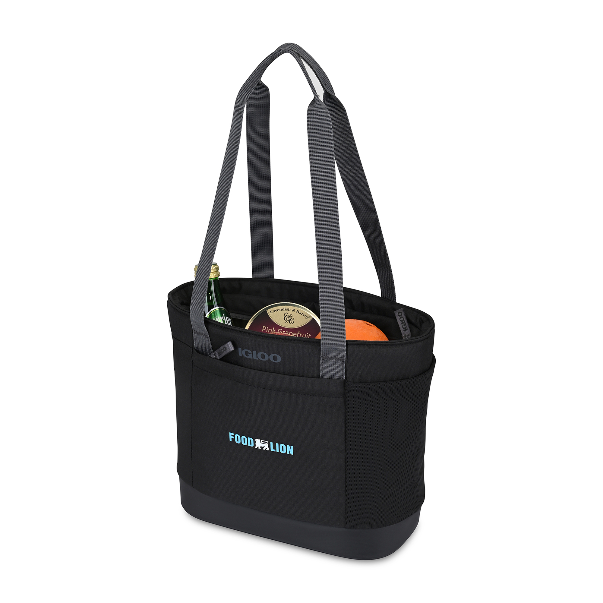 Picture of Igloo Day Chiller Recycled Poly 9 Can Tote Soft Cooler - Black