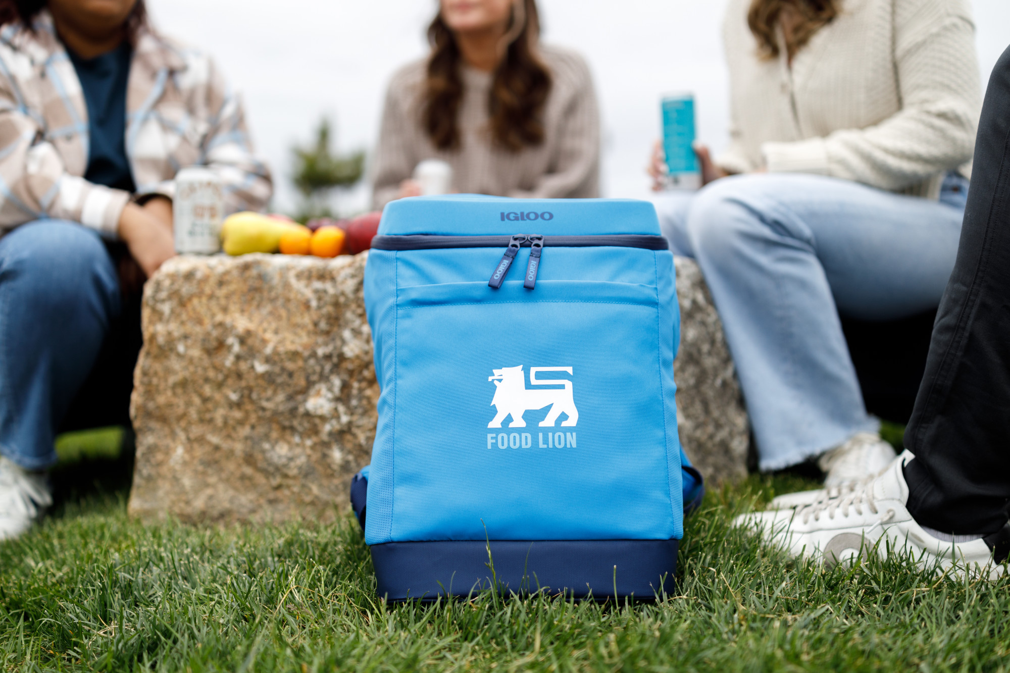 Picture of Igloo Day Chiller Recycled Poly Backpack 24 Can Soft Cooler - Brilliant Blue