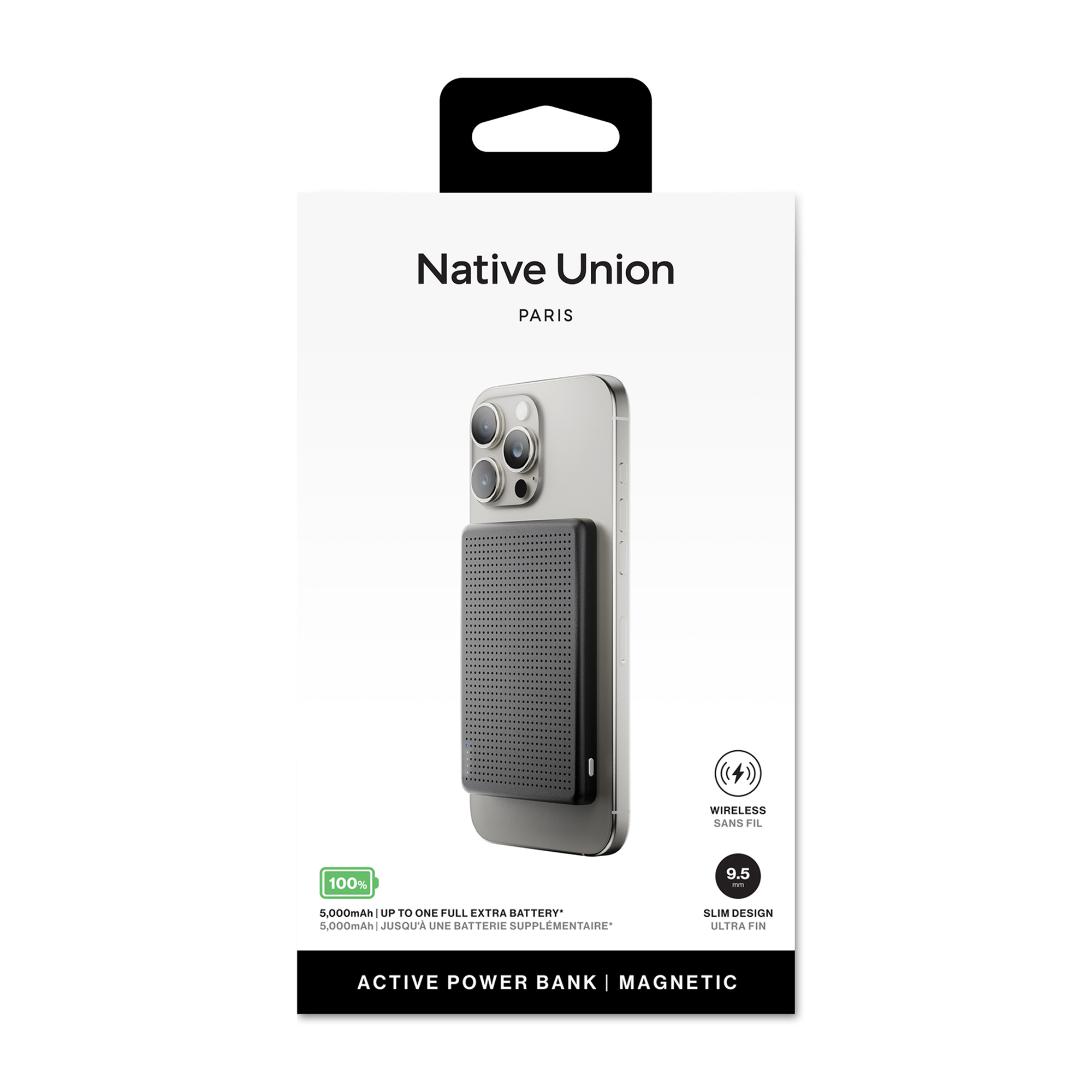 Picture of Native Union Active Power Bank 5000mAh - Black
