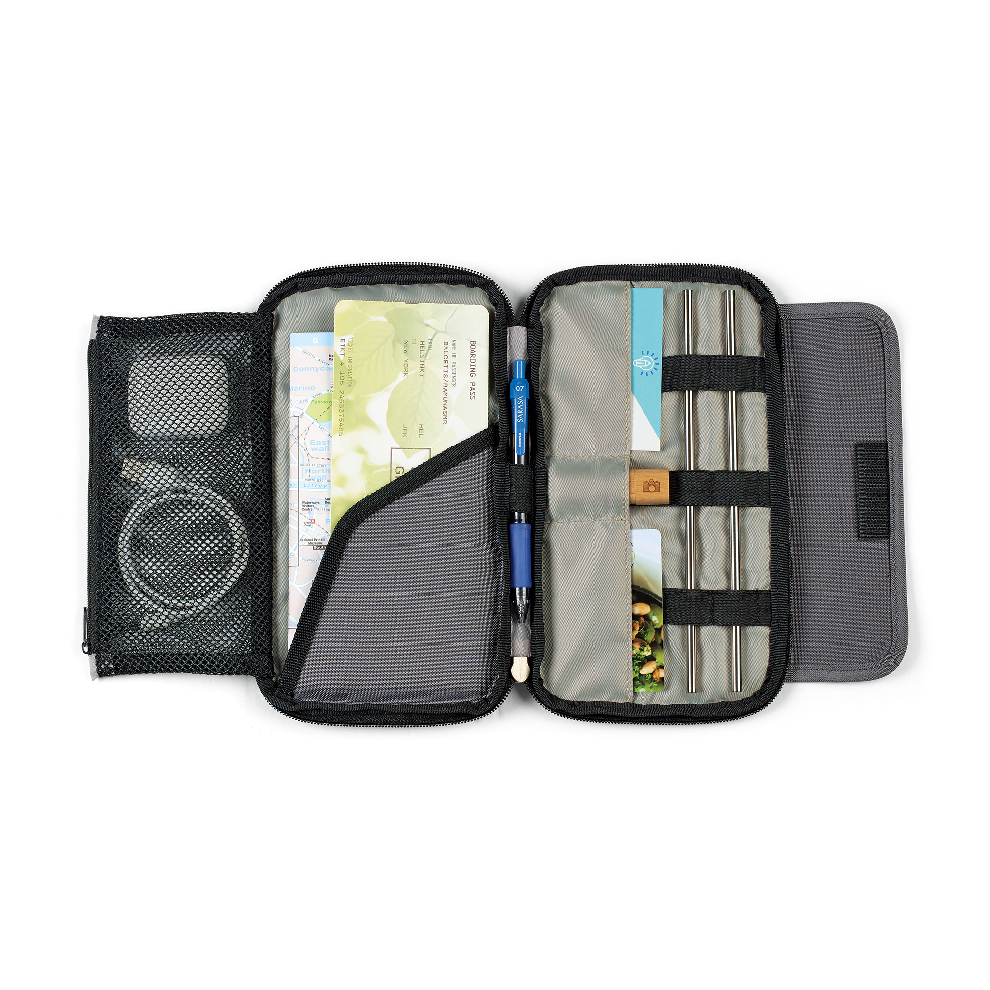 Picture of American Tourister Embark Recycled rPET Travel Organizer - Gunite