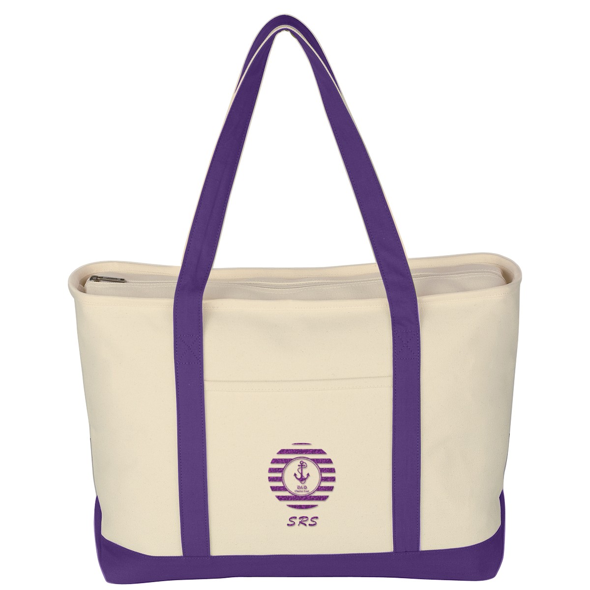 Picture of Large Starboard Cotton Canvas Tote Bag
