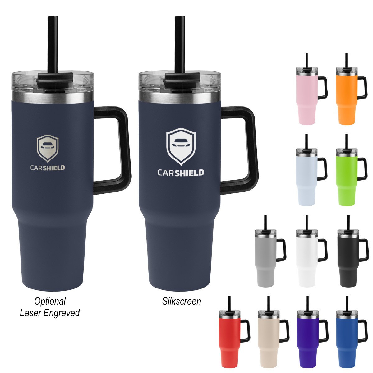 Picture of 40 Oz. Intrepid Stainless Steel Tumbler