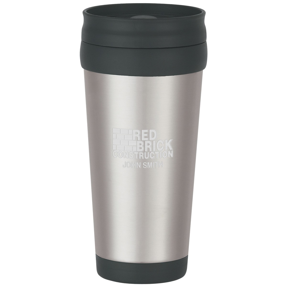 Picture of 16 Oz. Stainless Steel Slide Action Travel Tumbler
