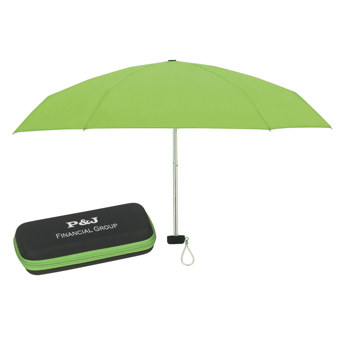 Picture of 37" Arc Telescopic Folding Travel Umbrella With Eva Case