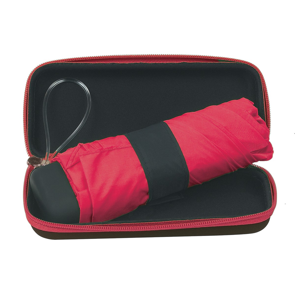 Picture of 37" Arc Telescopic Folding Travel Umbrella With Eva Case