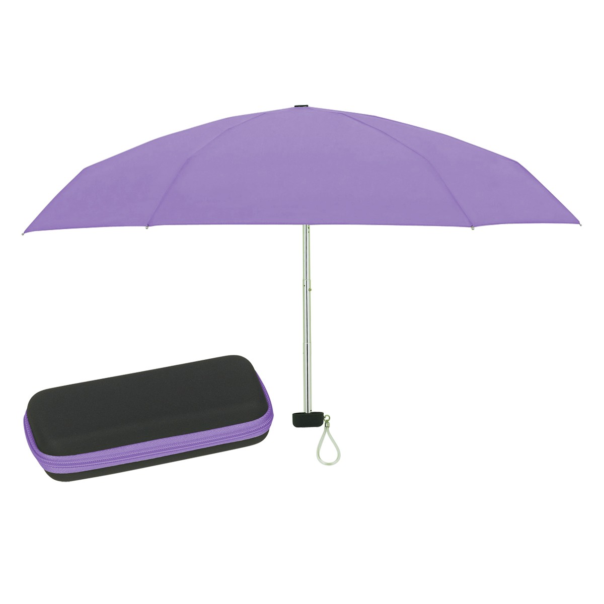 Picture of 37" Arc Telescopic Folding Travel Umbrella With Eva Case