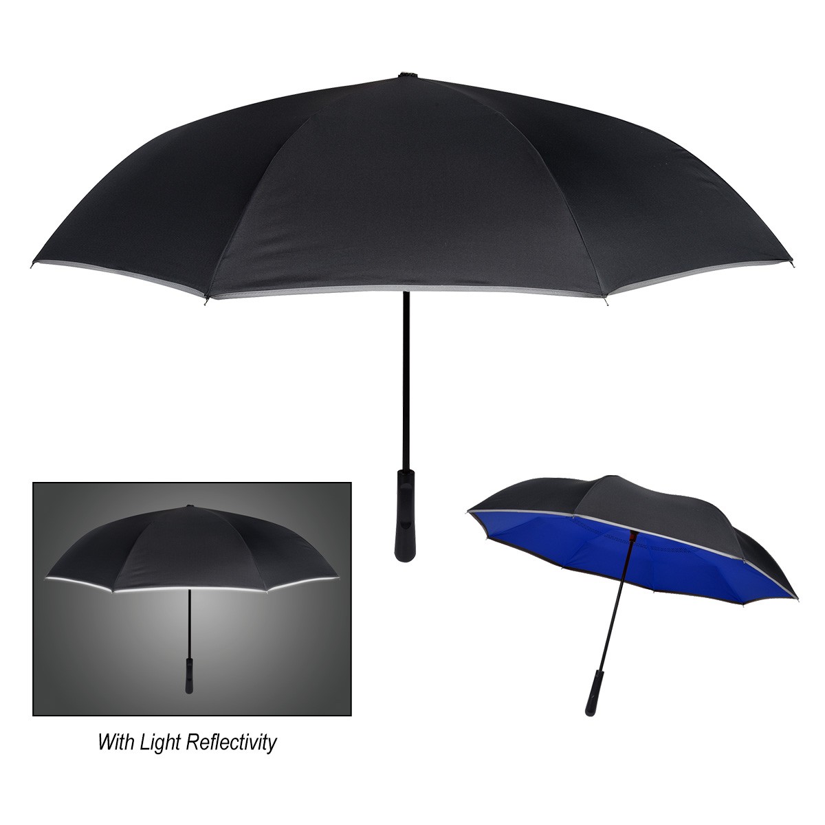 Picture of 48" Arc Reflective Edge Inversion Umbrella