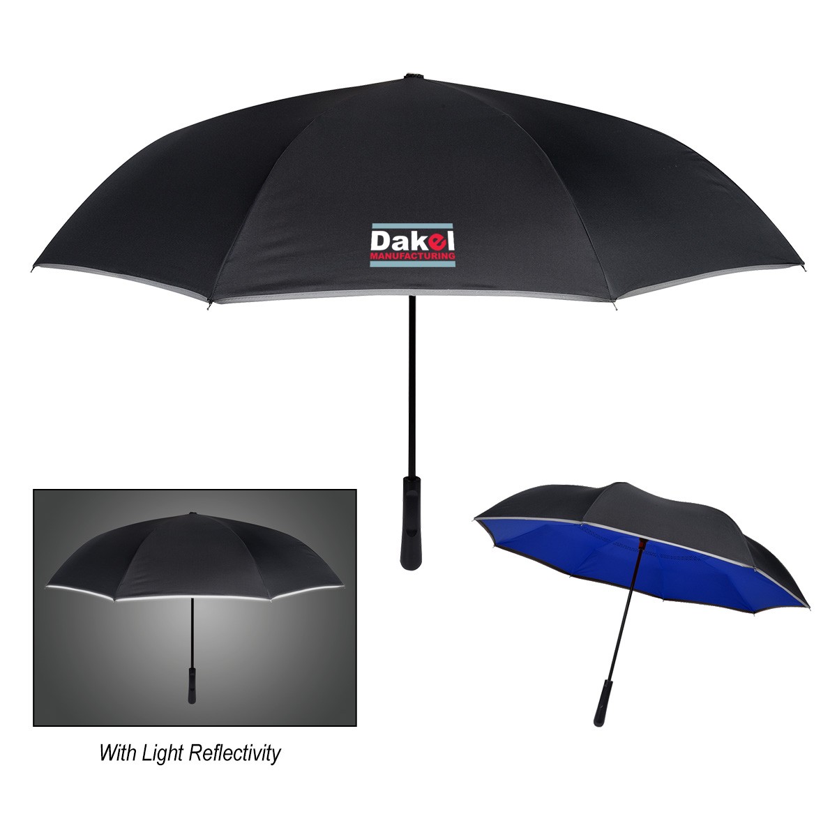 Picture of 48" Arc Reflective Edge Inversion Umbrella