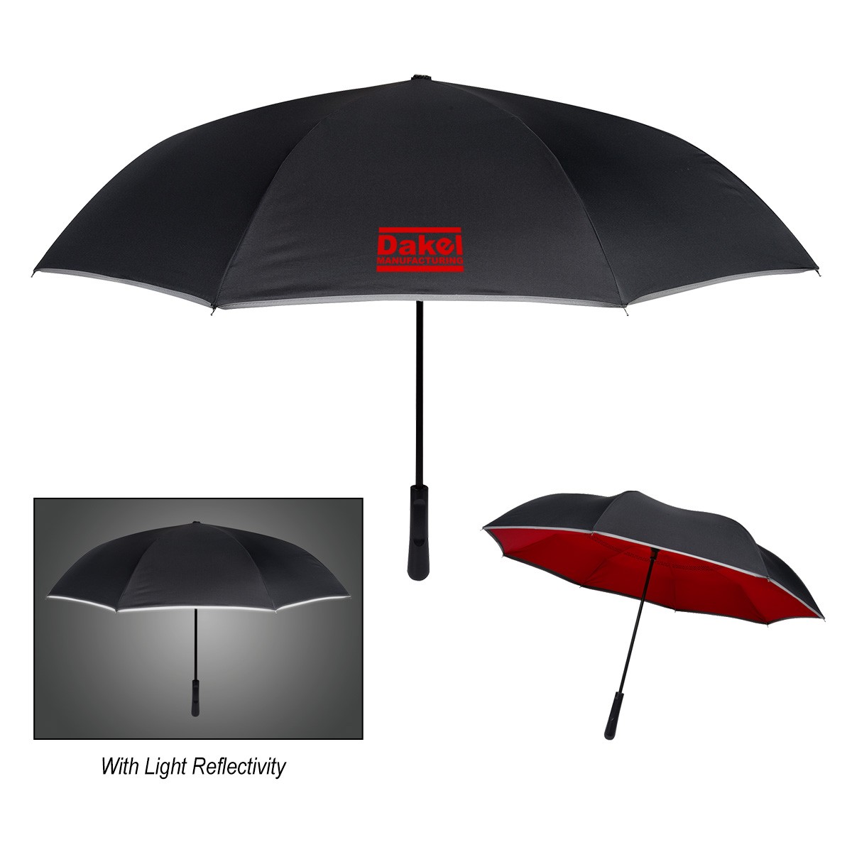 Picture of 48" Arc Reflective Edge Inversion Umbrella