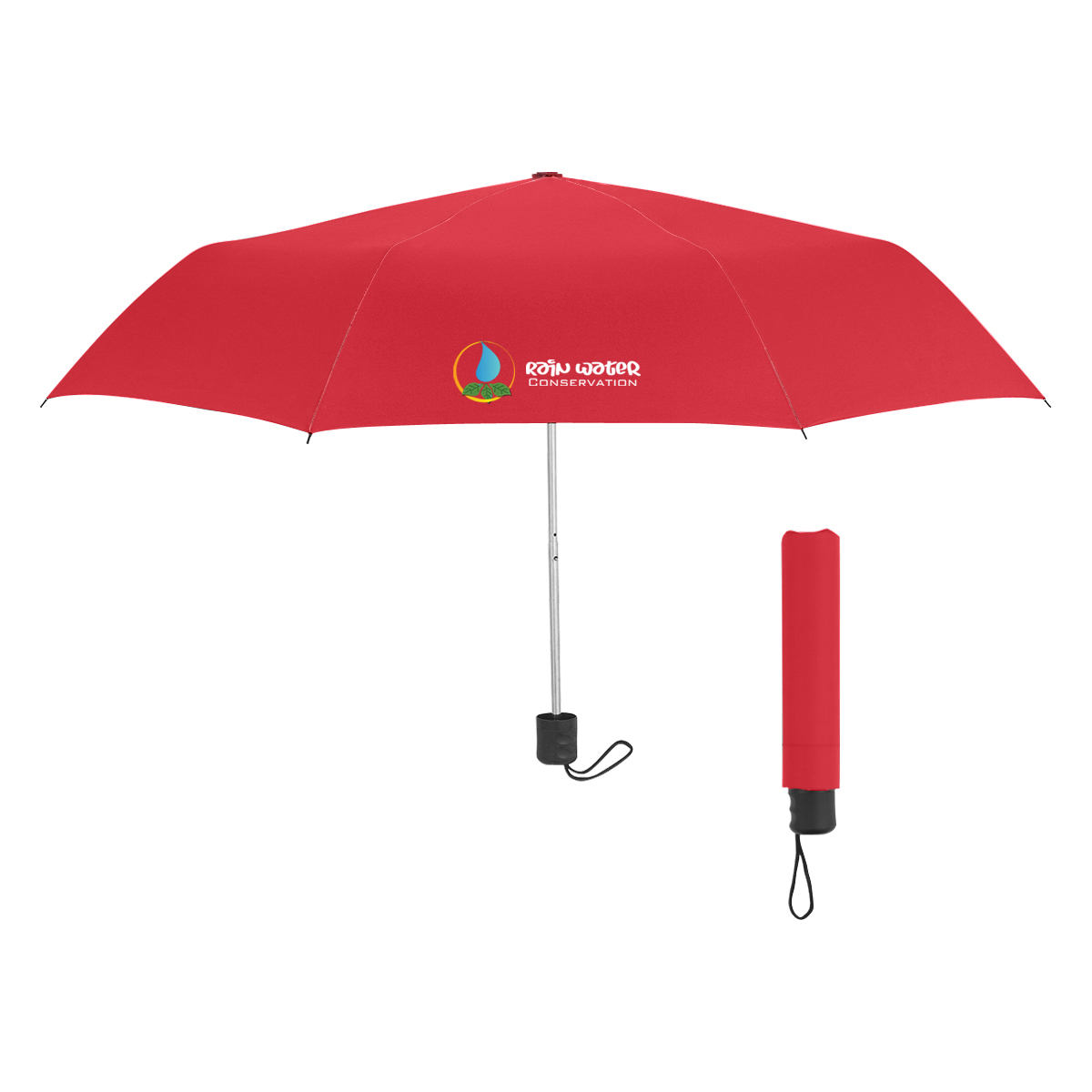 Picture of 42" Arc Budget Recycled Telescopic Umbrella