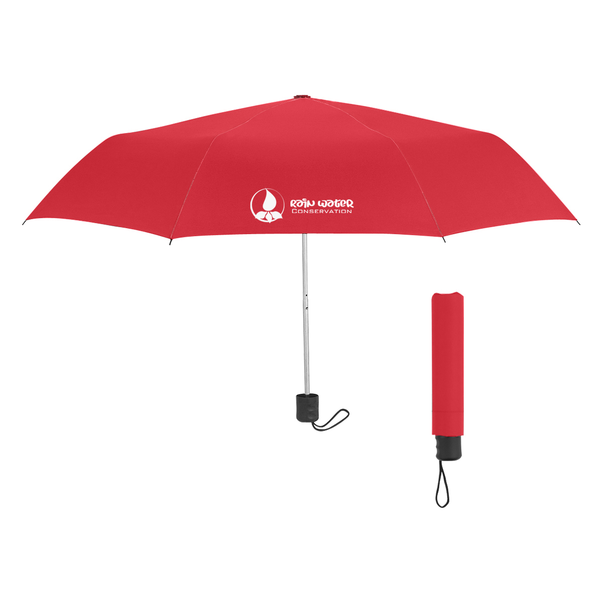 Picture of 42" Arc Budget Recycled Telescopic Umbrella