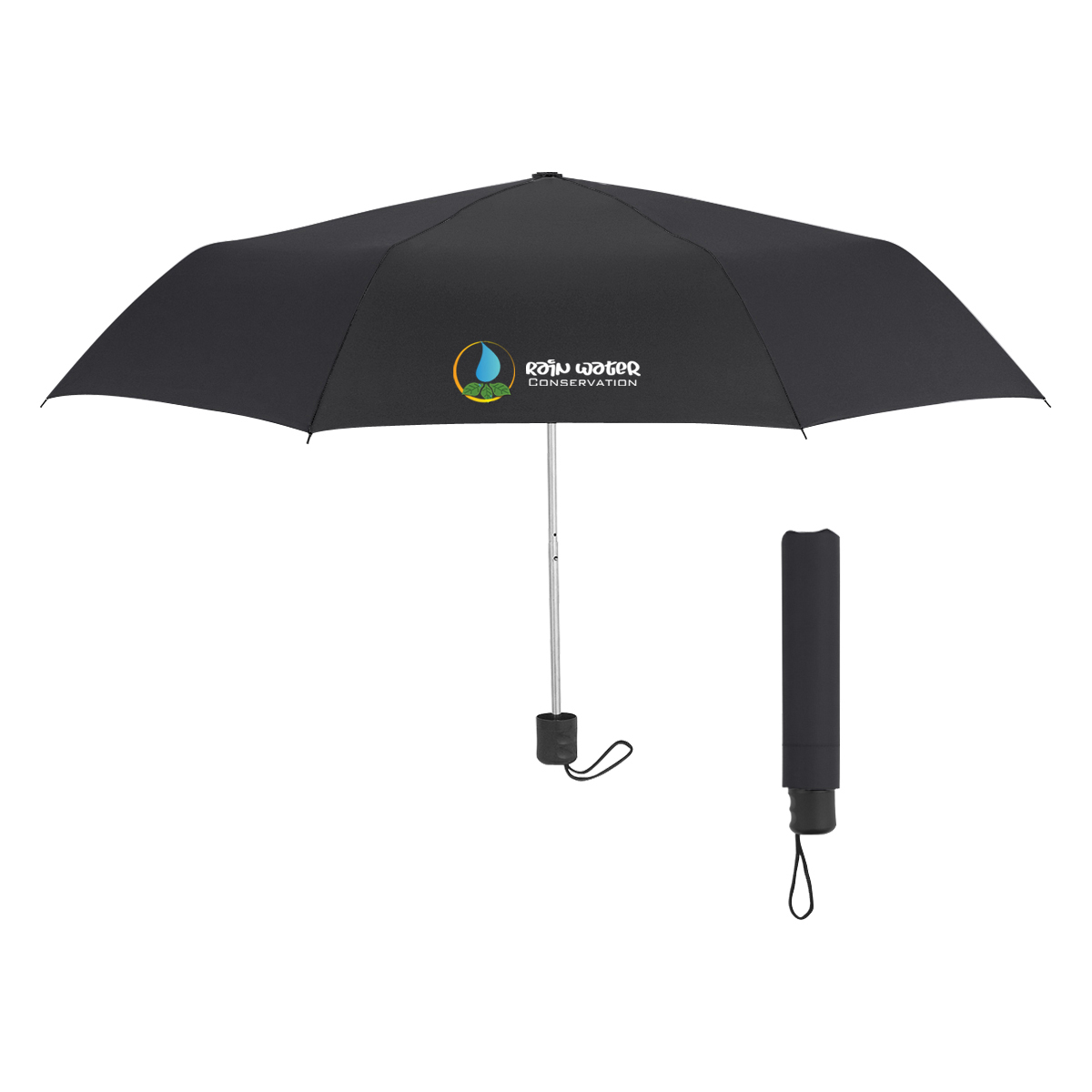 Picture of 42" Arc Budget Recycled Telescopic Umbrella