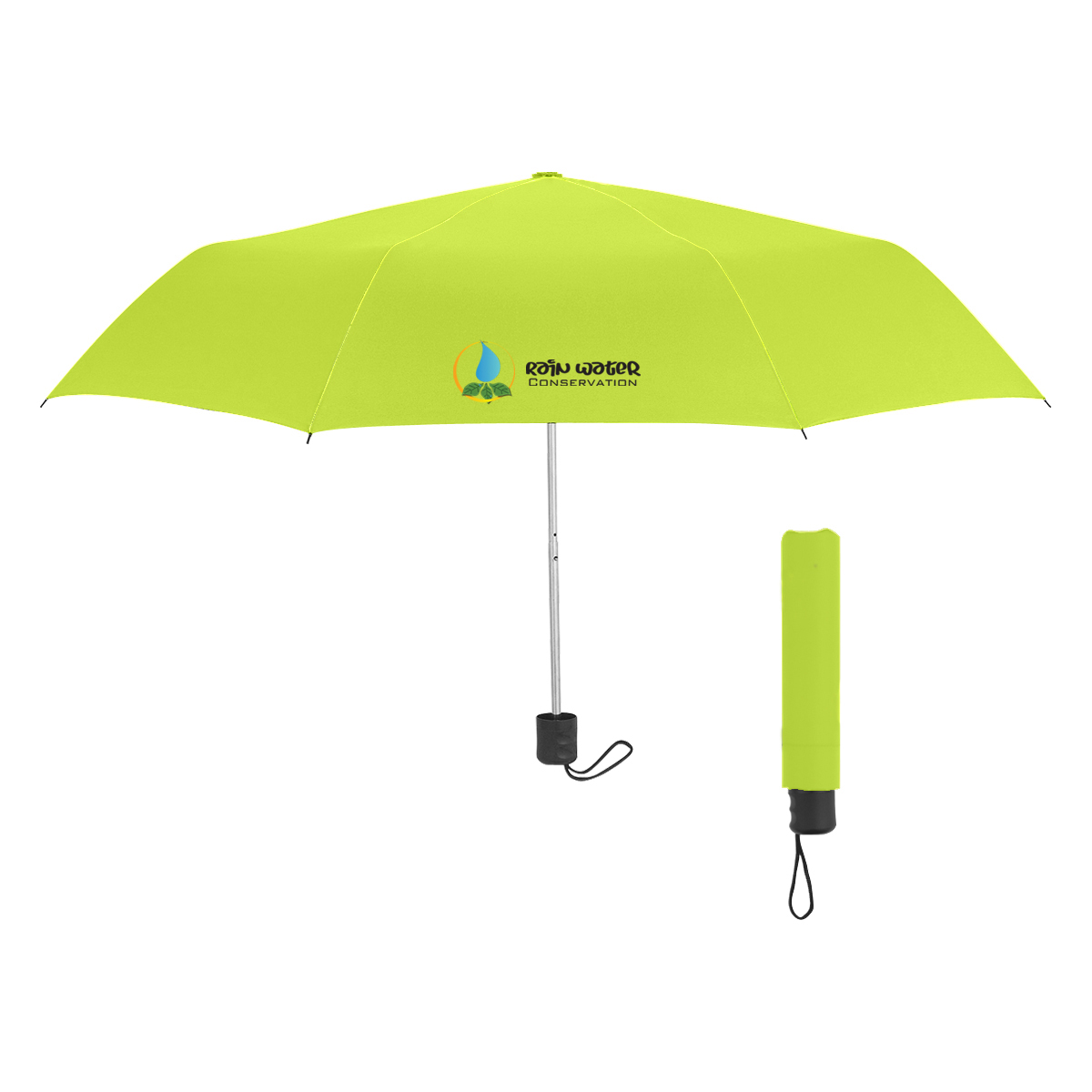 Picture of 42" Arc Budget Recycled Telescopic Umbrella