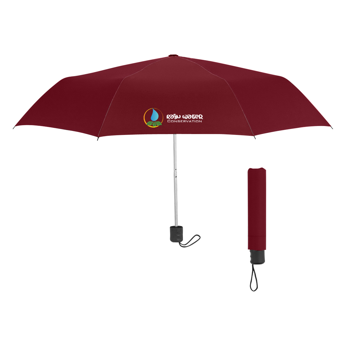 Picture of 42" Arc Budget Recycled Telescopic Umbrella