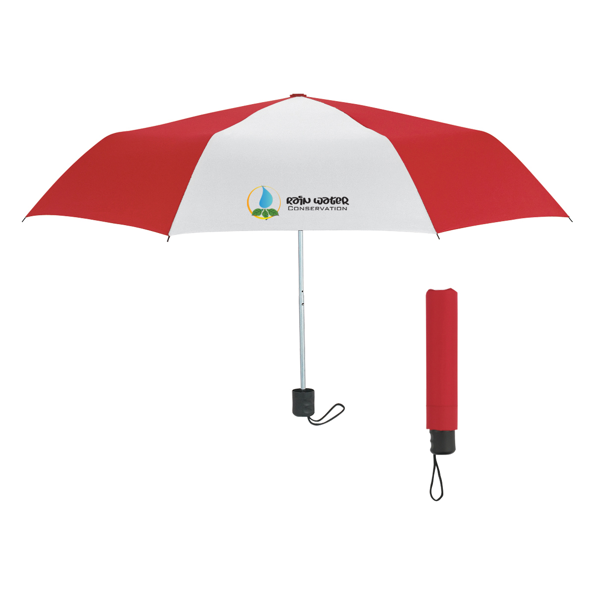 Picture of 42" Arc Budget Recycled Telescopic Umbrella