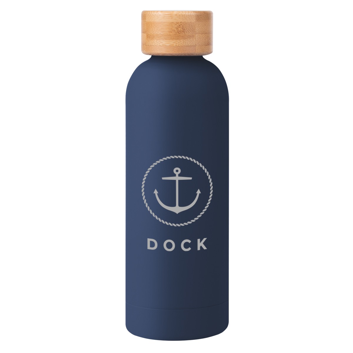 Picture of 17 Oz. Blair Recycled Stainless Steel Bottle With Bamboo Lid