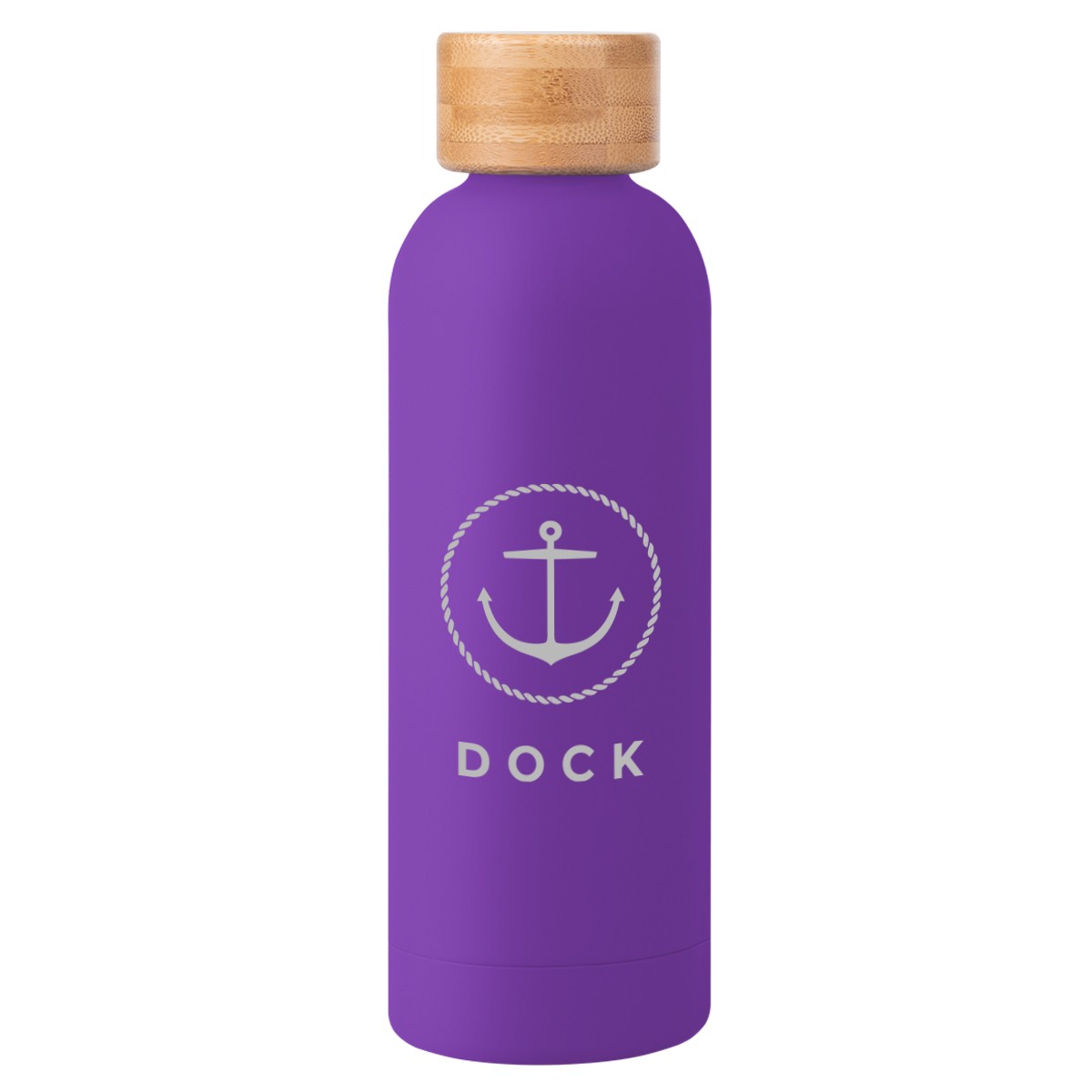 Picture of 17 Oz. Blair Recycled Stainless Steel Bottle With Bamboo Lid