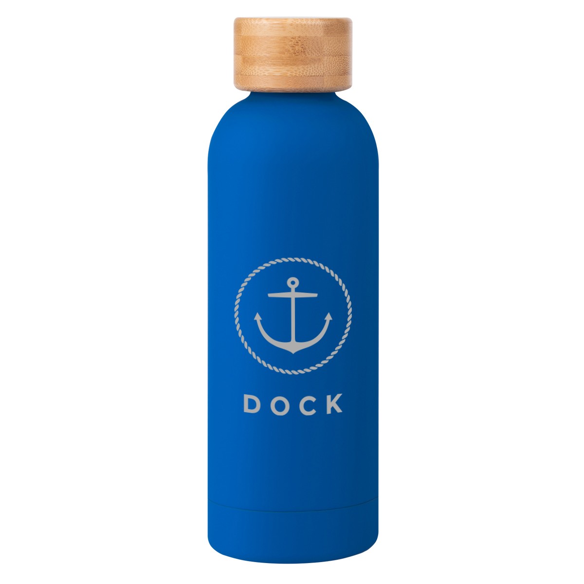 Picture of 17 Oz. Blair Recycled Stainless Steel Bottle With Bamboo Lid