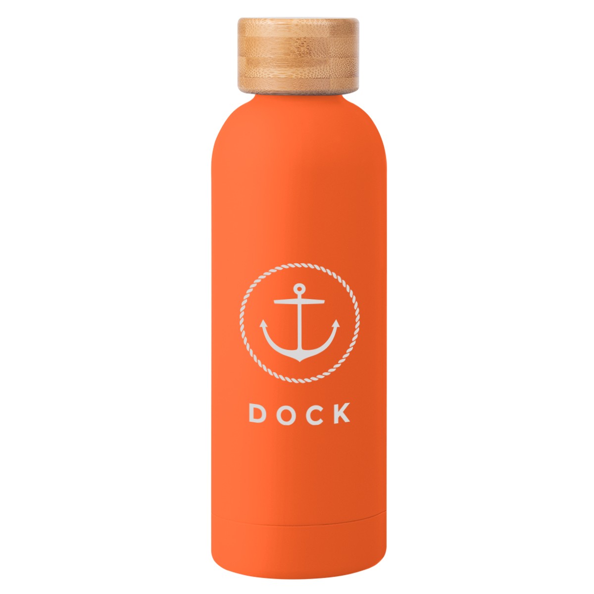 Picture of 17 Oz. Blair Recycled Stainless Steel Bottle With Bamboo Lid