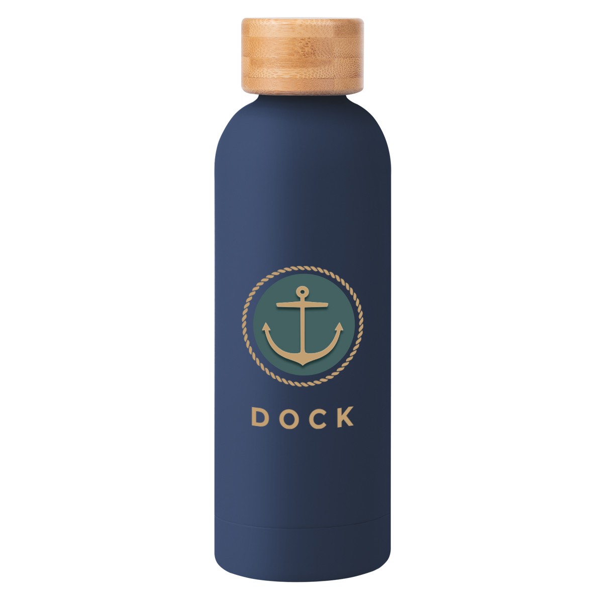 Picture of 17 Oz. Blair Recycled Stainless Steel Bottle With Bamboo Lid