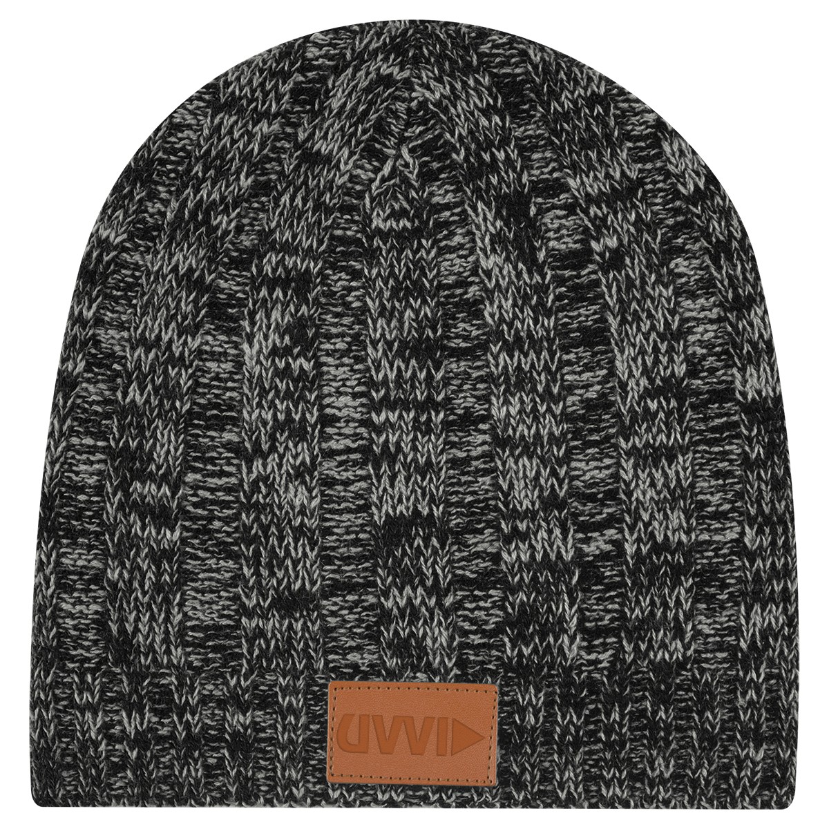 Picture of Knit Beanie With Leather Tag