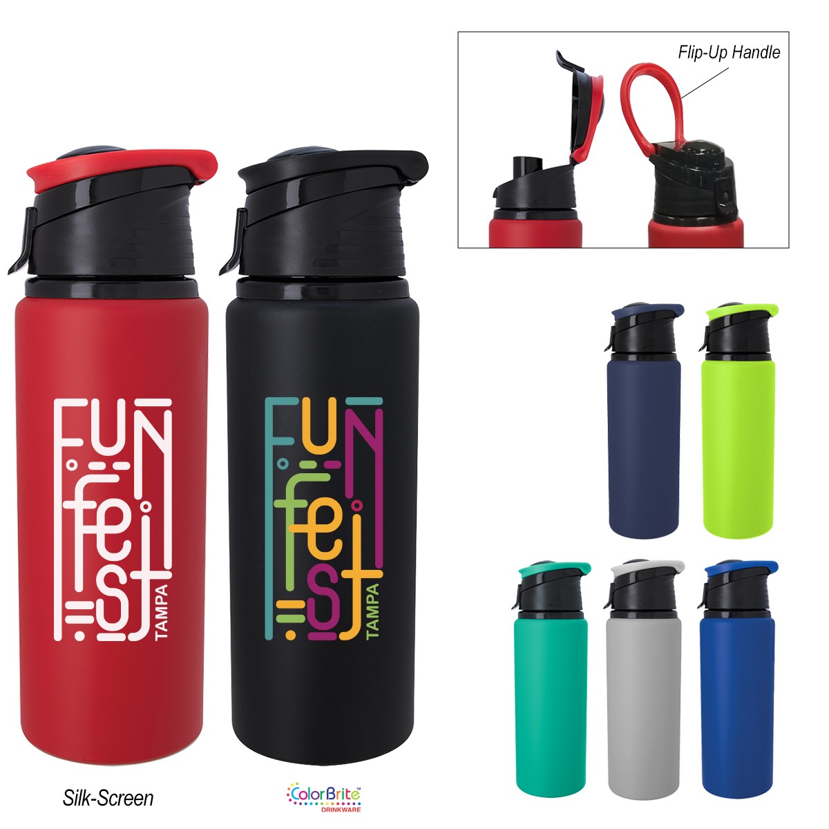 Picture of 24 Oz. Velvet Touch Aluminum Bottle