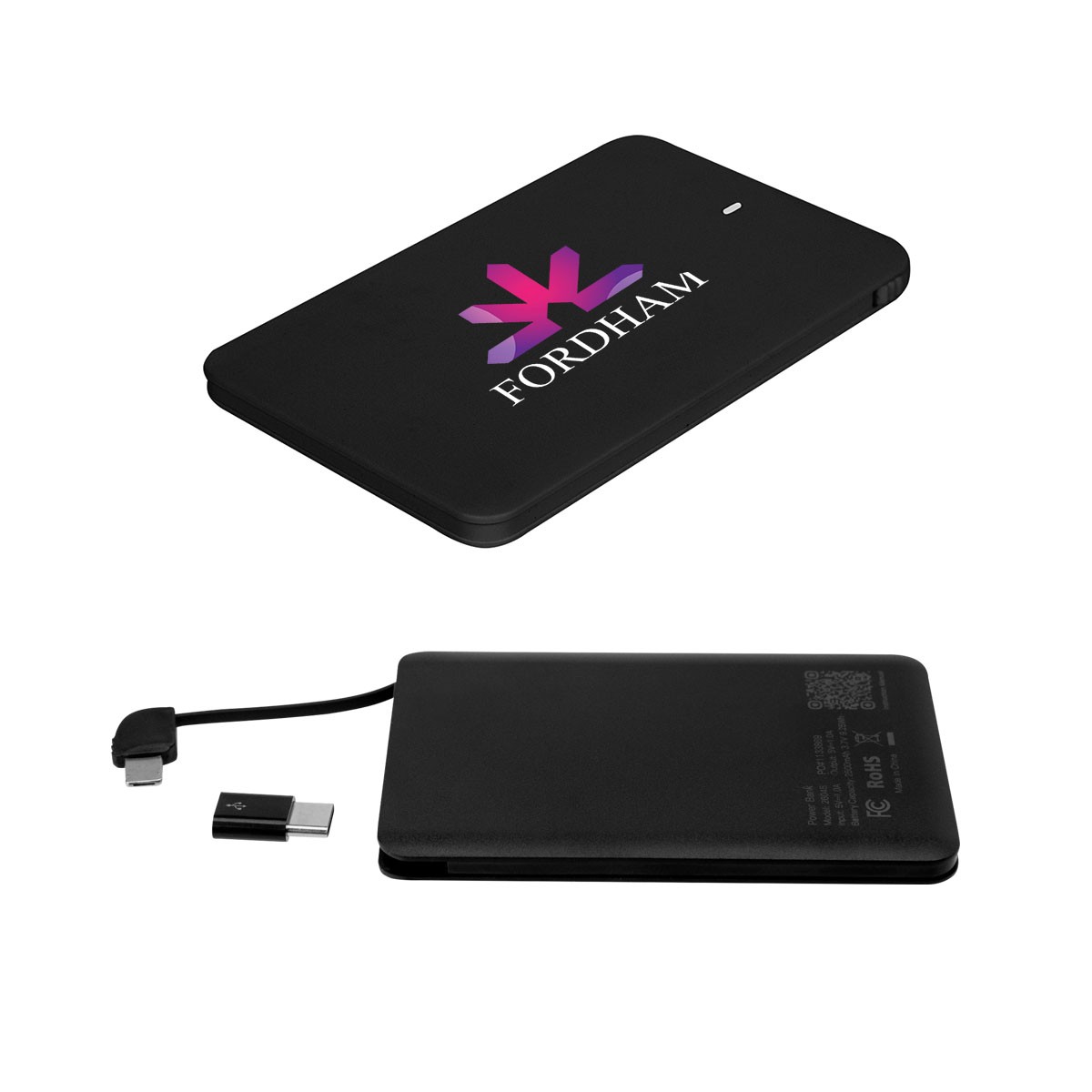 Picture of Slim 2500 Mah 3-in-1 Power Bank