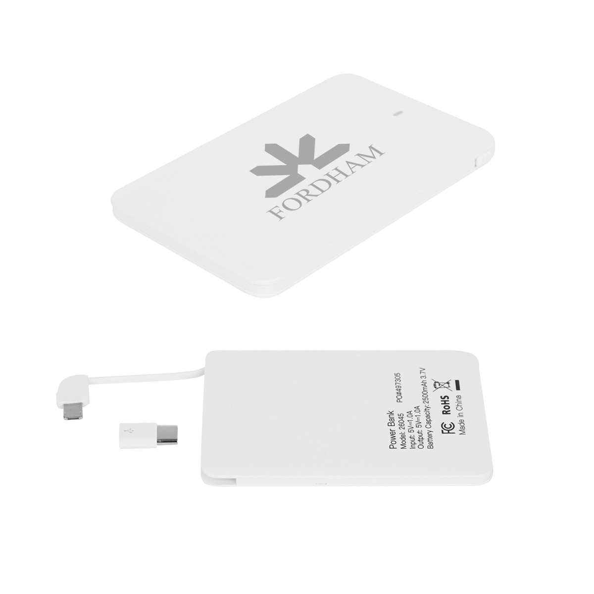 Picture of Slim 2500 Mah 3-in-1 Power Bank