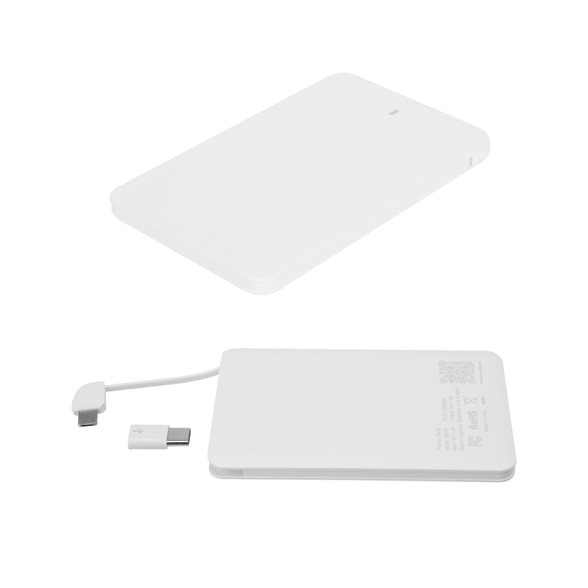 Picture of Slim 2500 Mah 3-in-1 Power Bank