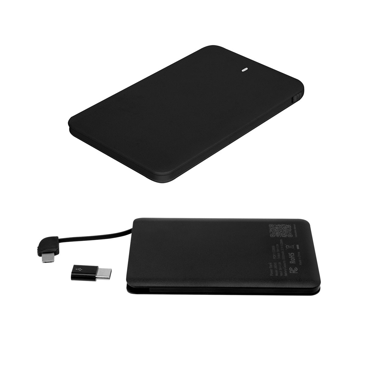Picture of Slim 2500 Mah 3-in-1 Power Bank