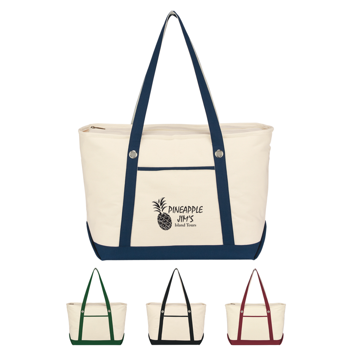 Picture of Large 12 Oz. Cotton Canvas Sailing Tote Bag
