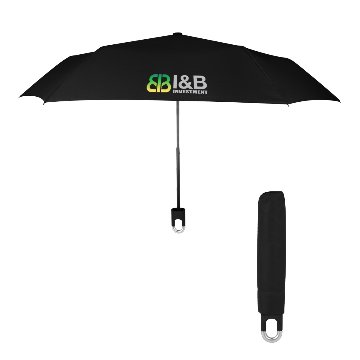 Picture of 38" Arc Clipper Compact Telescopic Umbrella