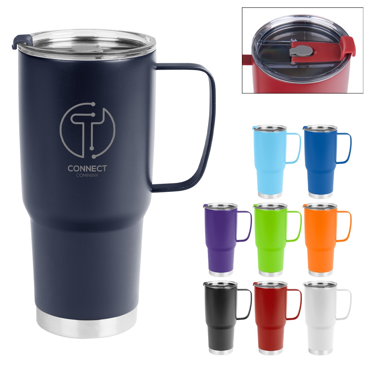 Picture of 30 Oz. Lisbon Stainless Steel Tumbler