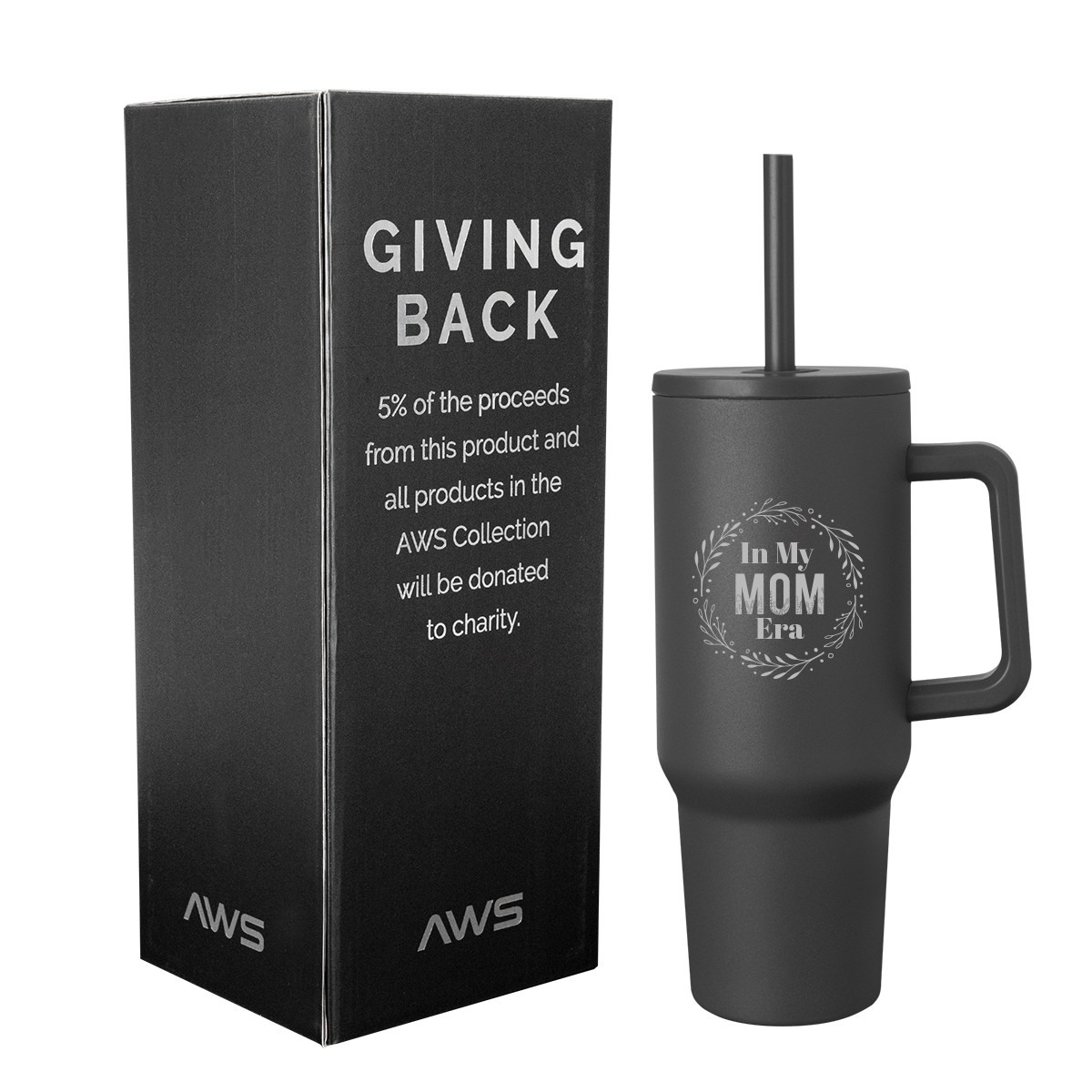 Picture of 40 Oz. Aws Jackson Intrepid Stainless Steel Tumbler