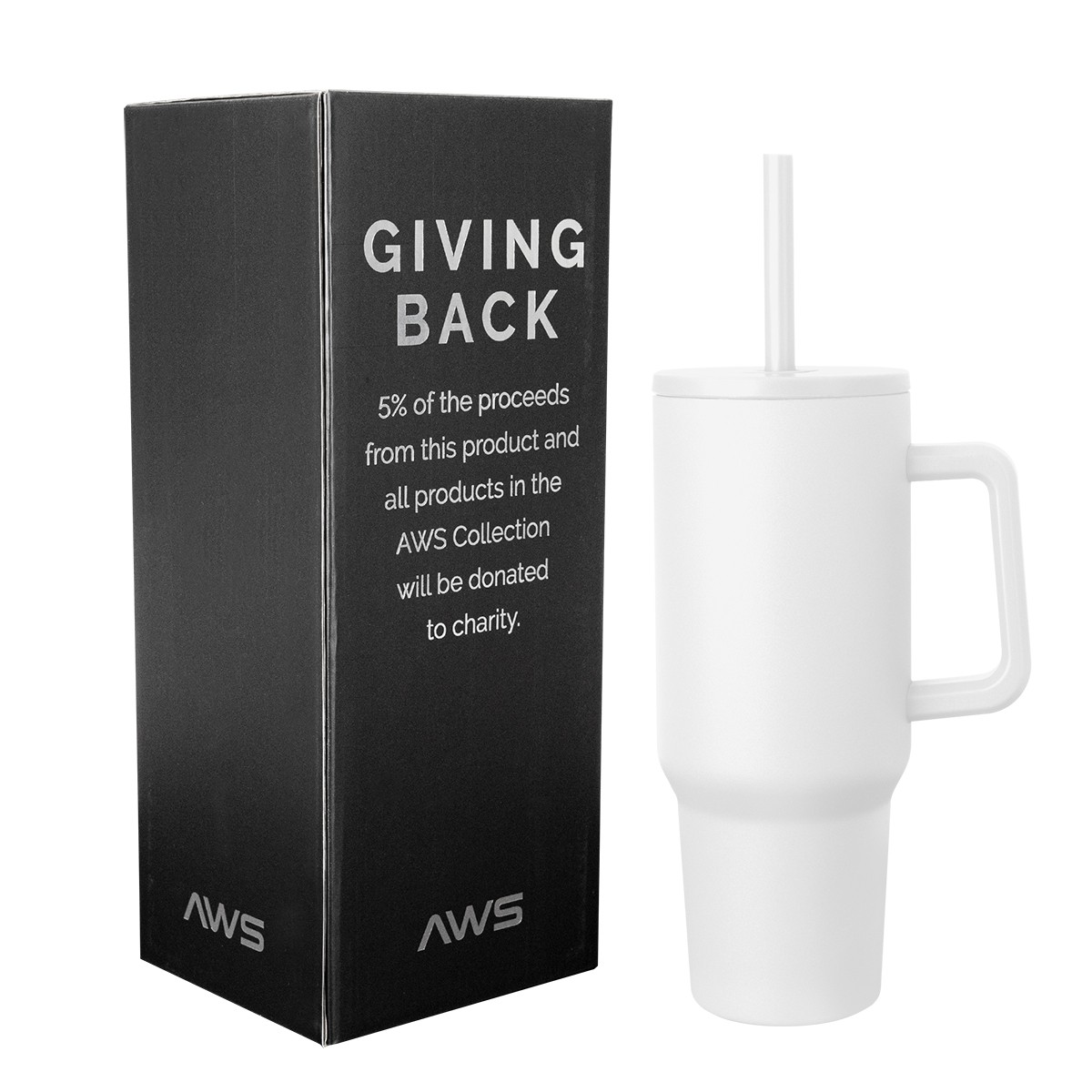 Picture of 40 Oz. Aws Jackson Intrepid Stainless Steel Tumbler